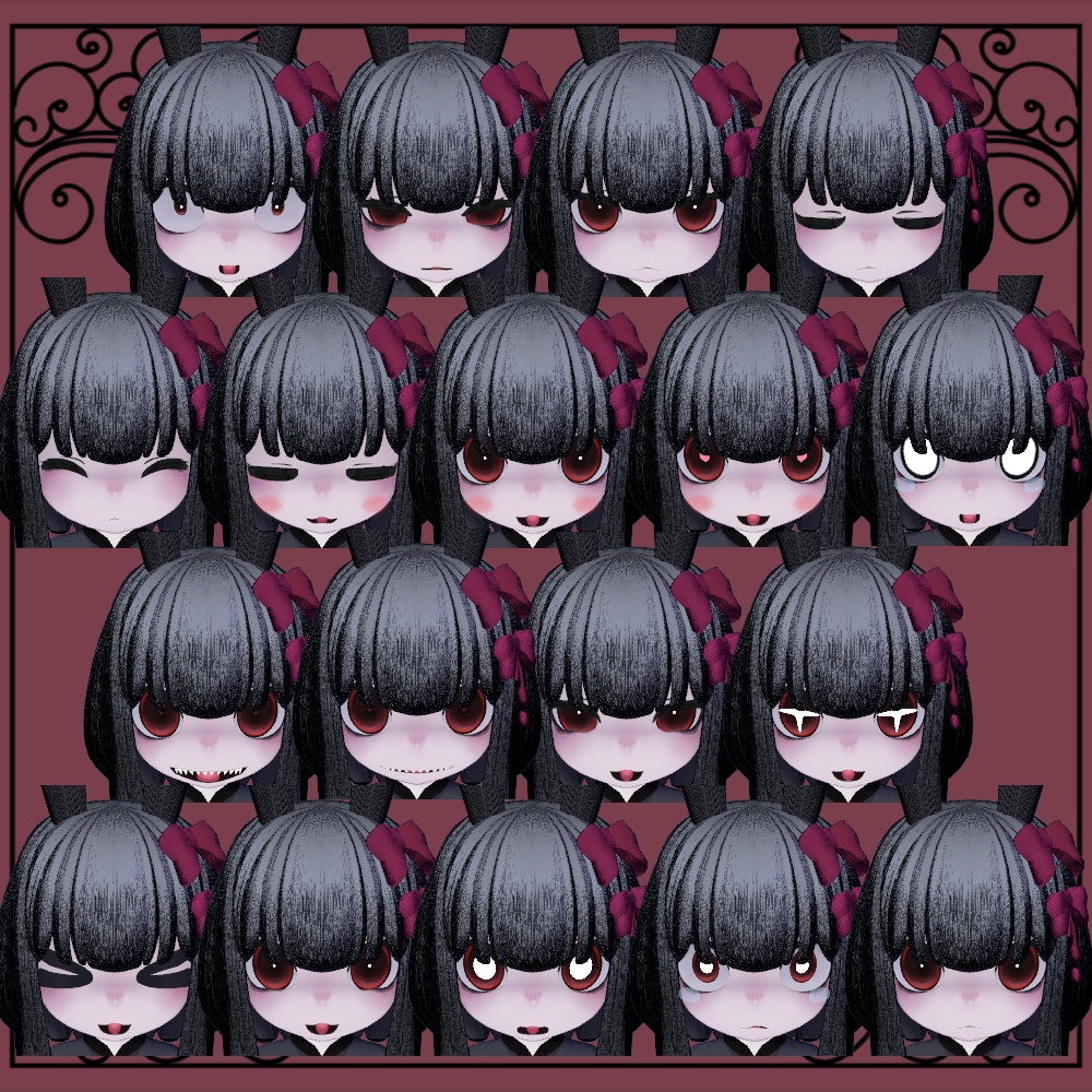 CRONICA-クロニカ【VRC対応オリジナル3Dアバター】