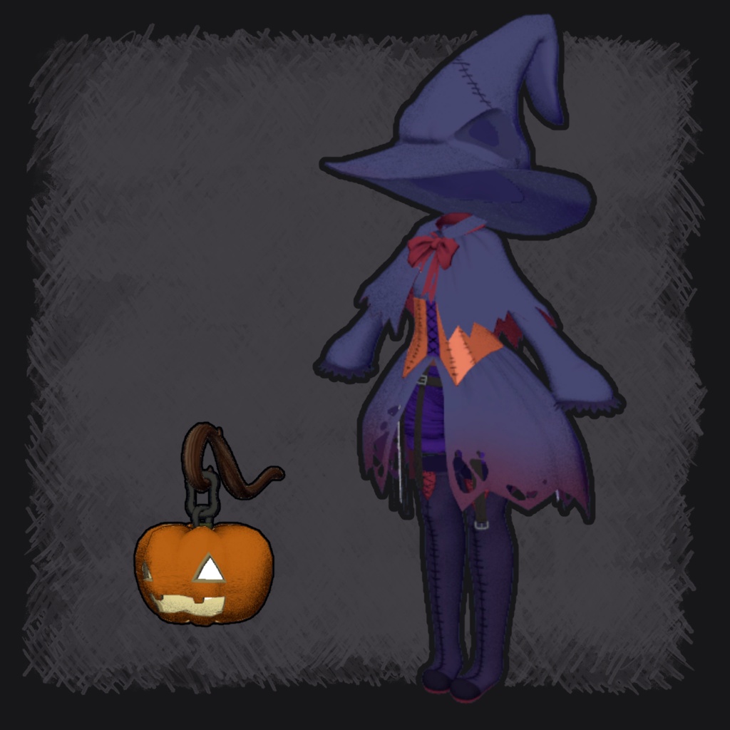 dirty witch dress アバター用衣装