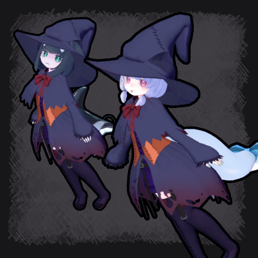 dirty witch dress アバター用衣装