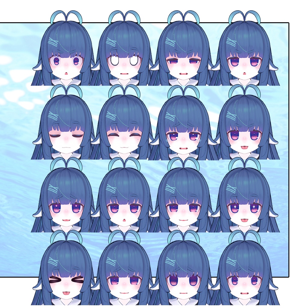 汐音-しおん-【VRC対応オリジナル3Dアバター】