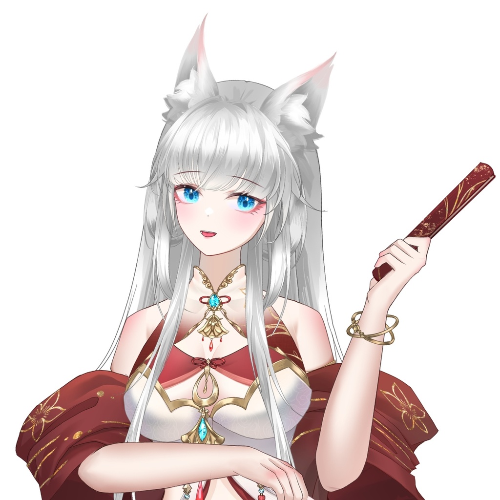 [汎用モデル] Live2d model Fox（VtubeStudio対応）