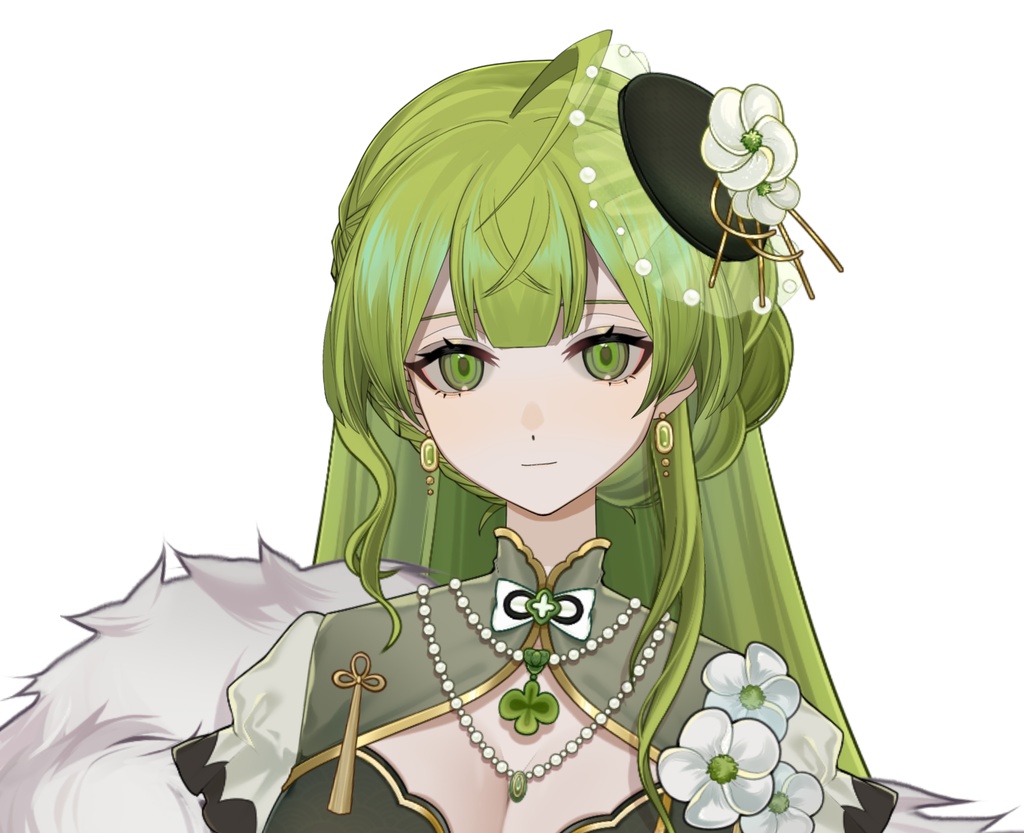 [汎用モデル] Live2d model Green（VtubeStudio対応）