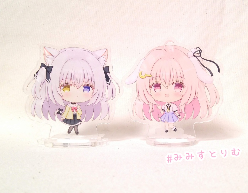 【C104】SDアクスタセットA(みみちゃん・りむちゃん)