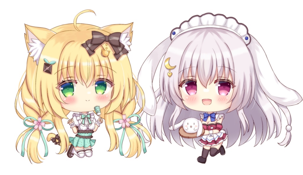 【C104】SDアクスタセットC(チョコミントさん・ぶらんちゃん)