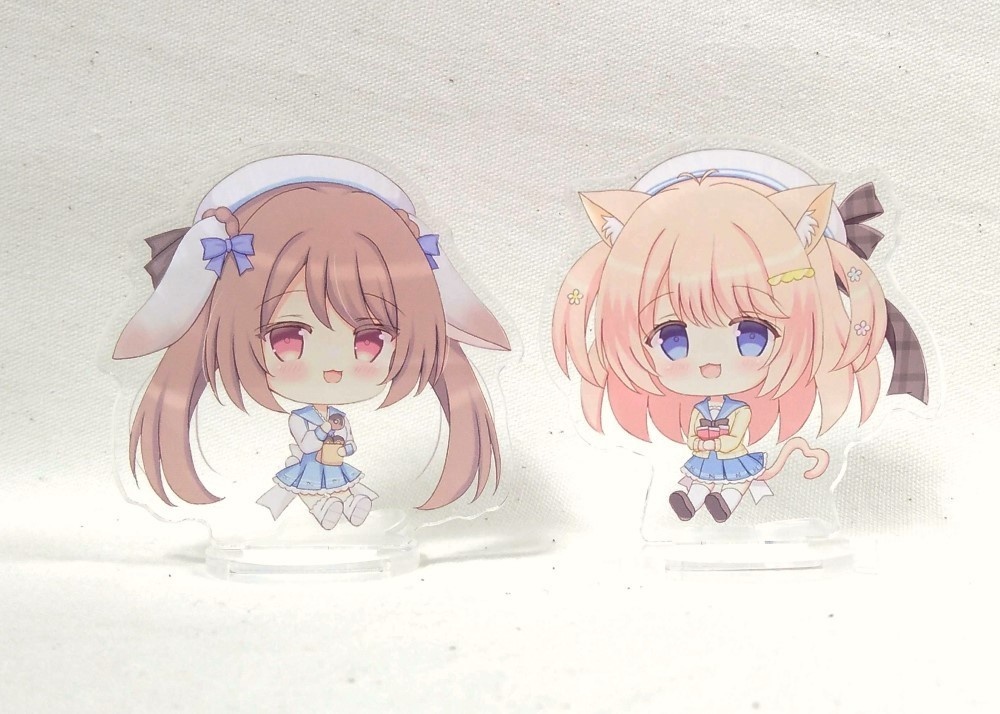 【C105】SDアクスタセットD(こもたん・ゆらちゃん)