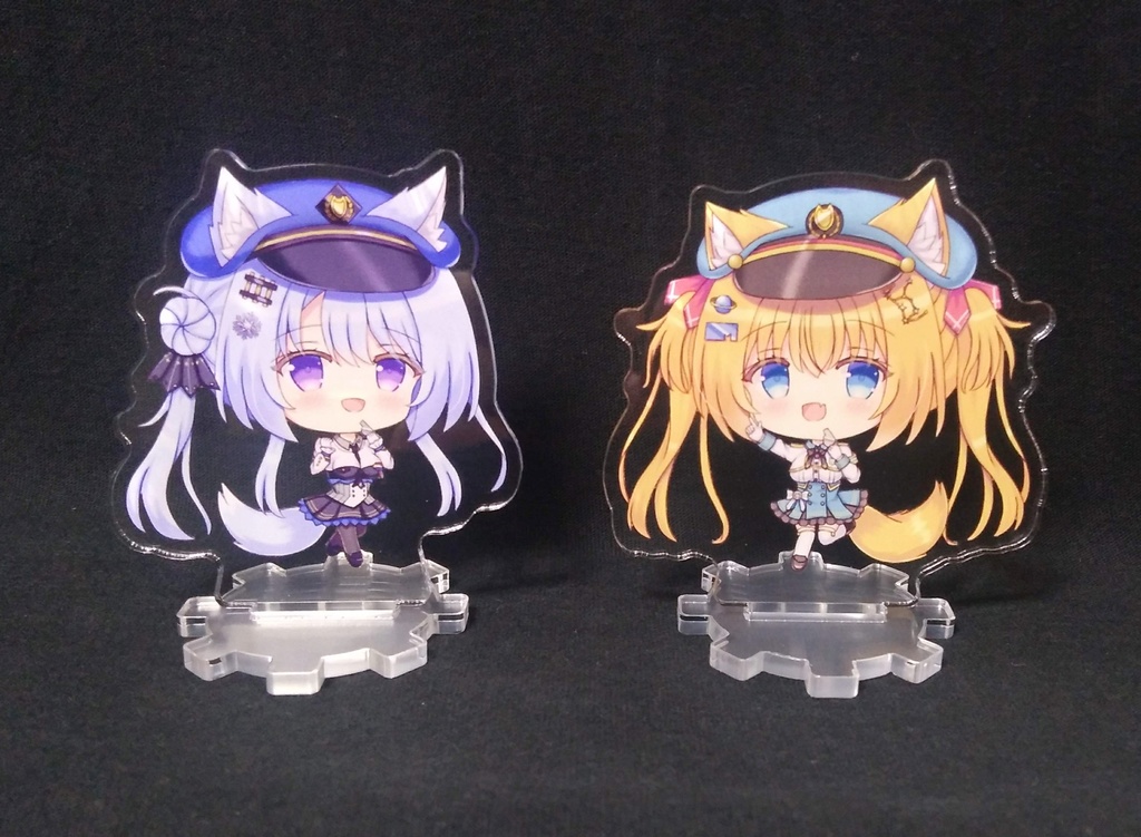 【SC2025夏】SDアクスタセット(駅長キツネさん・駅長おおかみさん)