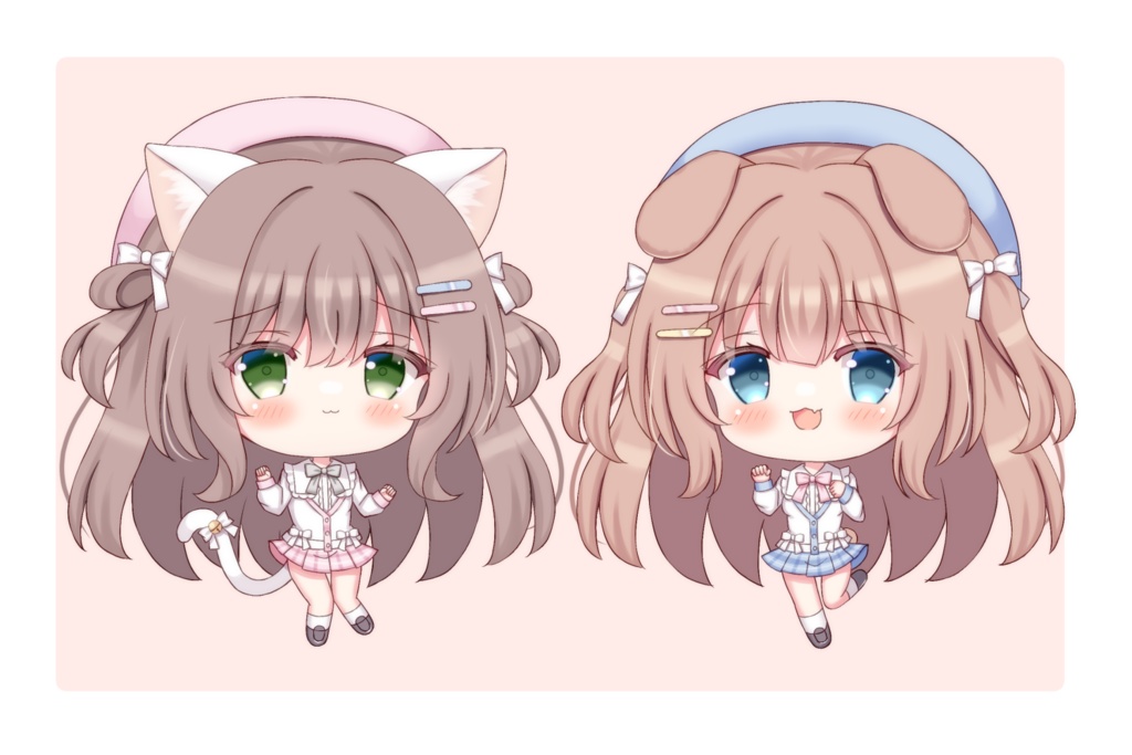 【C107冬】SDアクスタセット(みるちゃん・ここちゃん)