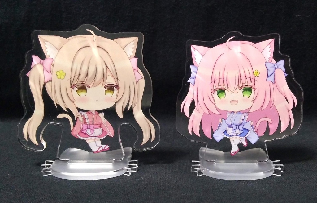 【C107冬】SDアクスタセット(ここなちゃん・はるかちゃん)