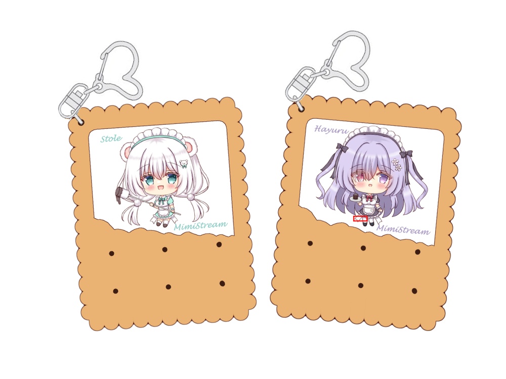 【SC2026春】クッキー型ラバーキーホルダー