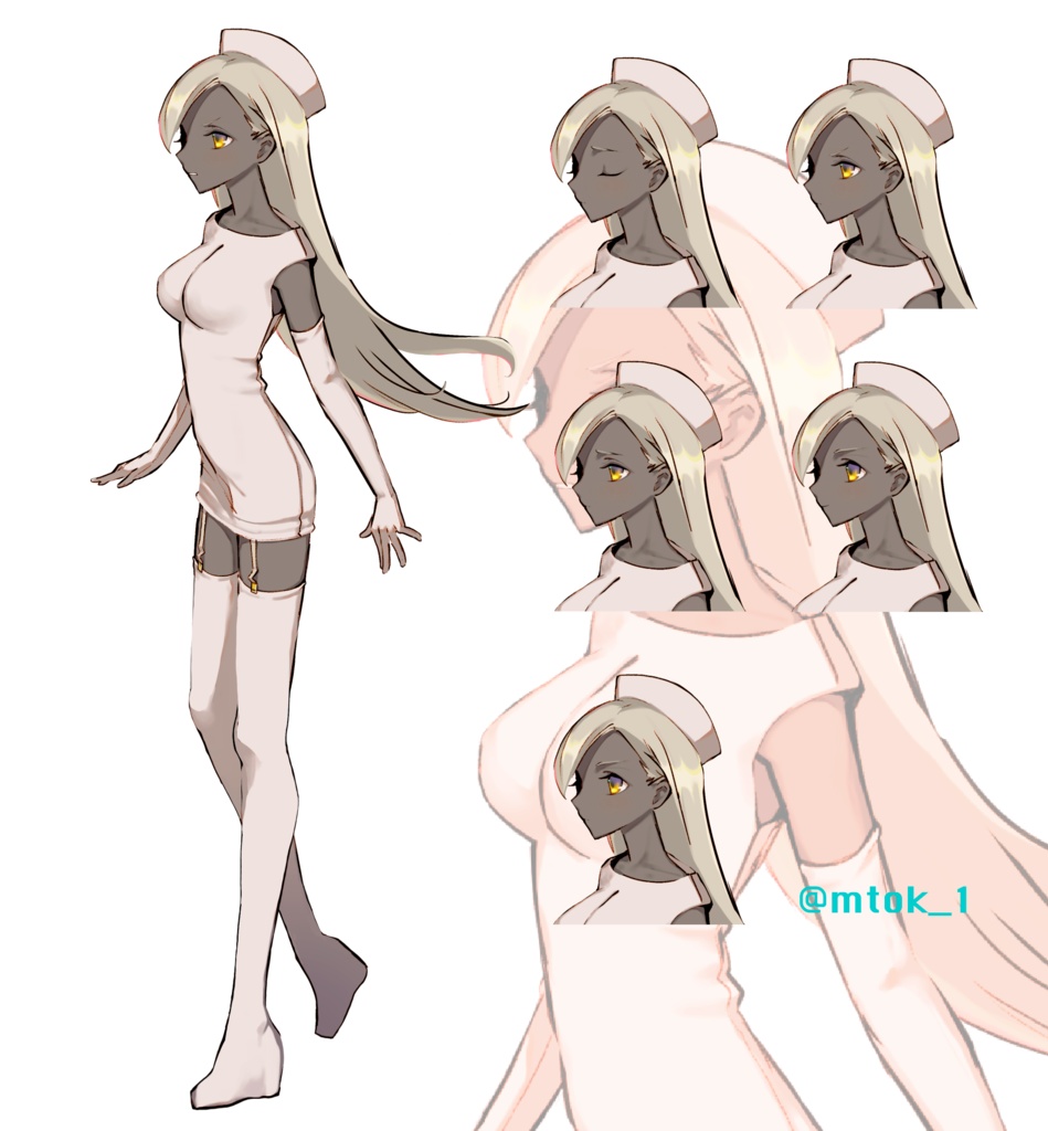 【エアコミケ2】フリー立ち絵【フリー素材】