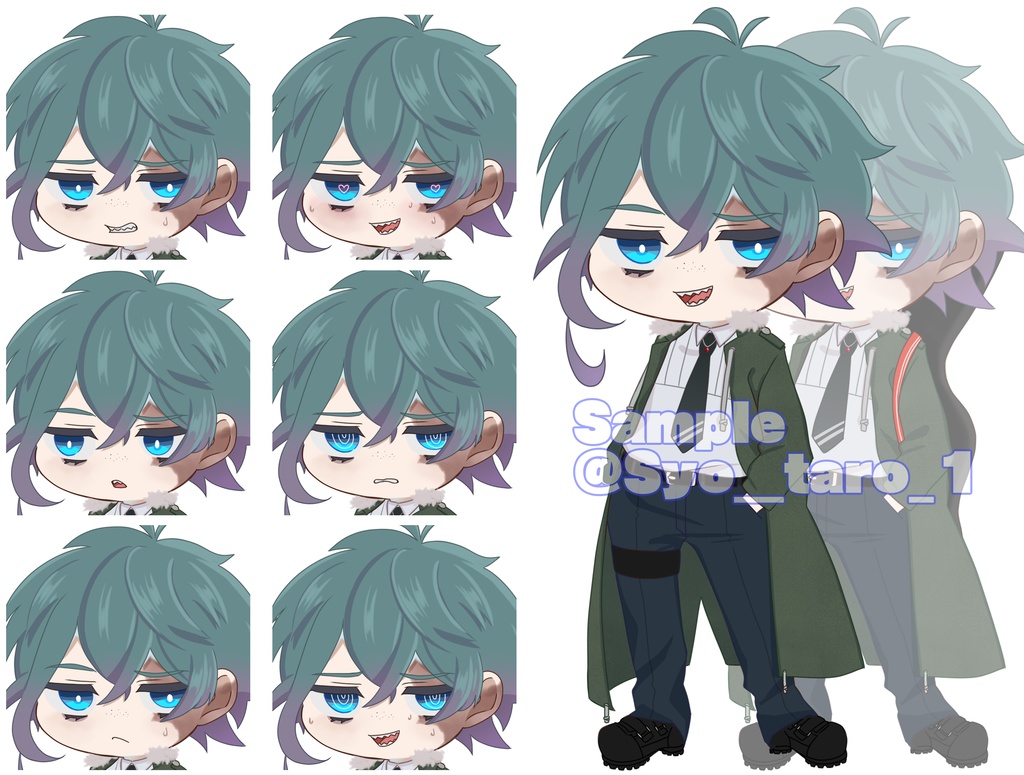立ち絵素材 男1mini