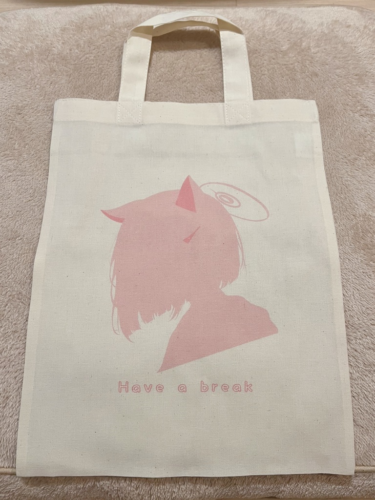 杏山カズサ シルエットトートバッグ ピンク