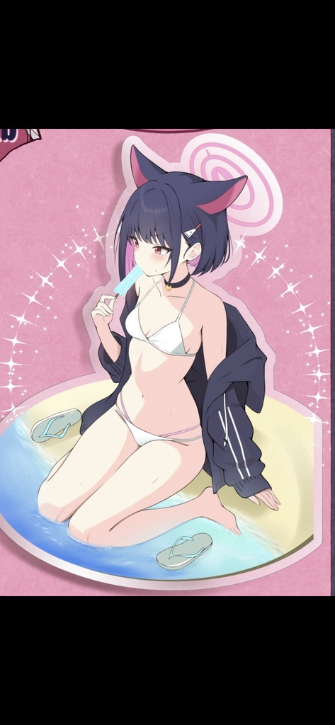 ブルーアーカイブ 杏山カズサ アクリルスタンド水着ver