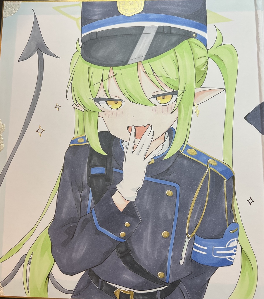 ブルーアーカイブ ノゾミ ヒカリ 折りたたみ大色紙