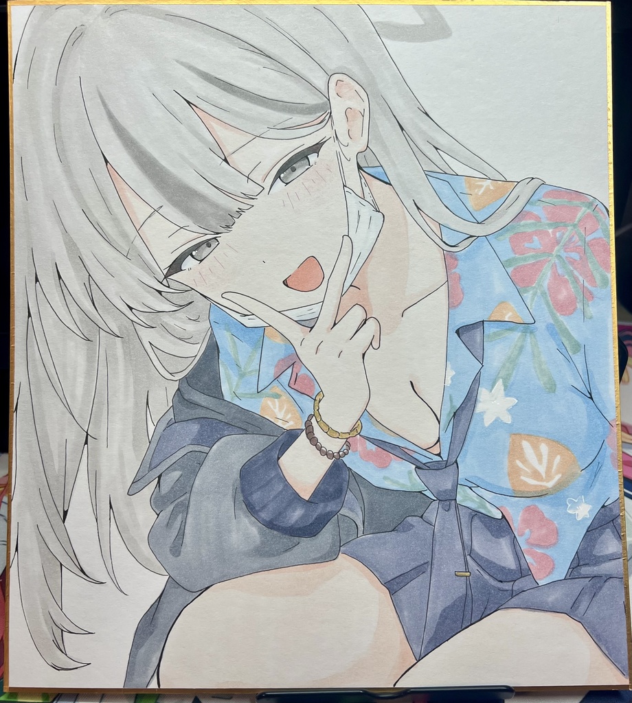 ブルアカ 志真コノカ 大色紙