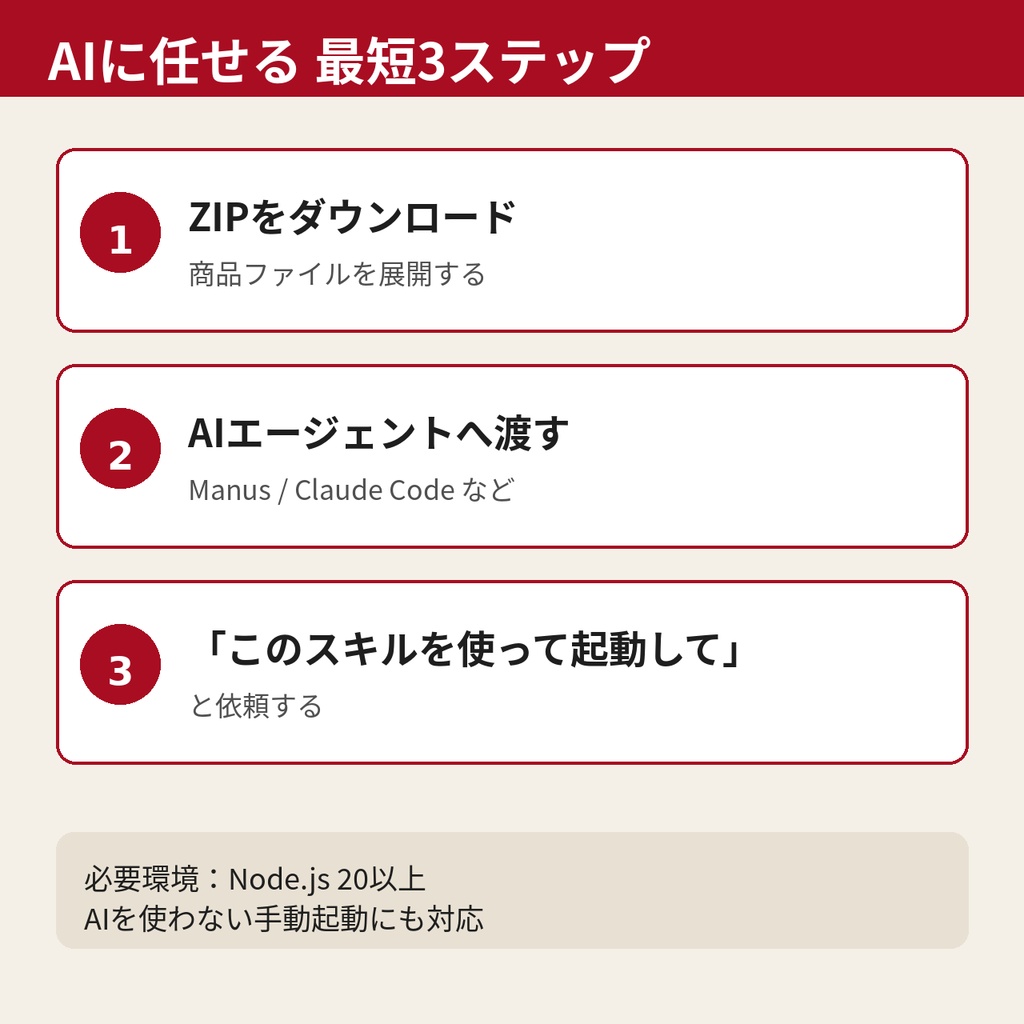 AIに頼んで起動する3Dポーズスタジオ|誰でも作れる「スキル」の販売