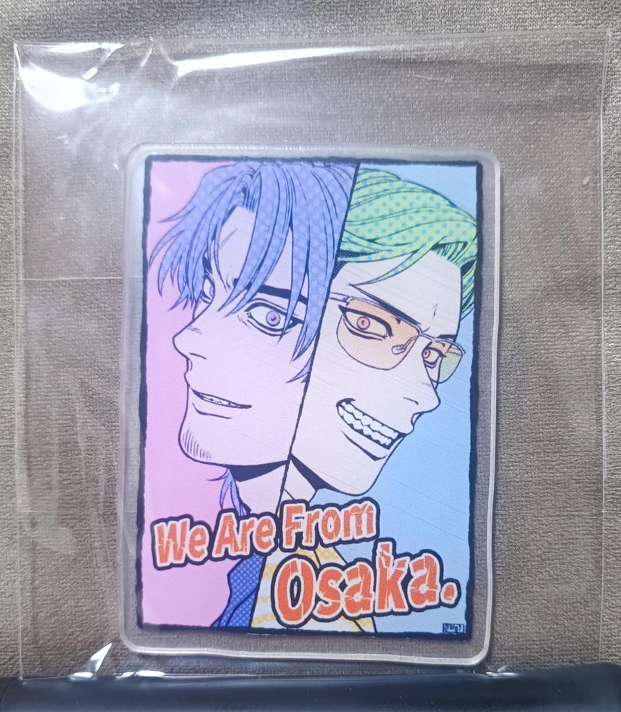 とがしぶアクリルステッカー