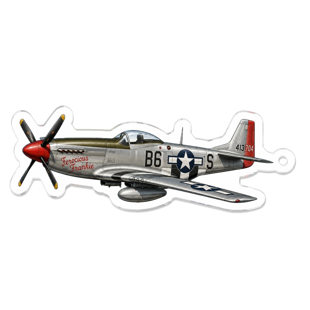 P-51 マスタング　アクリルキーホルダー