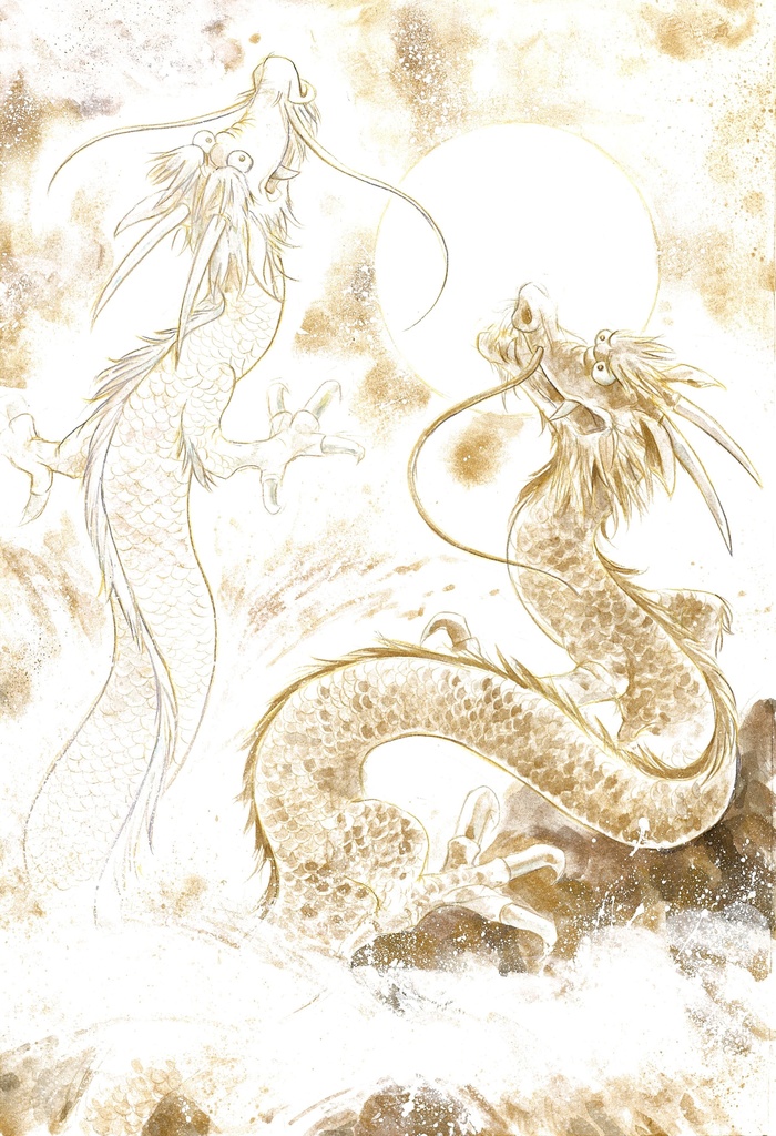 手帳型Androidケース~龍神~