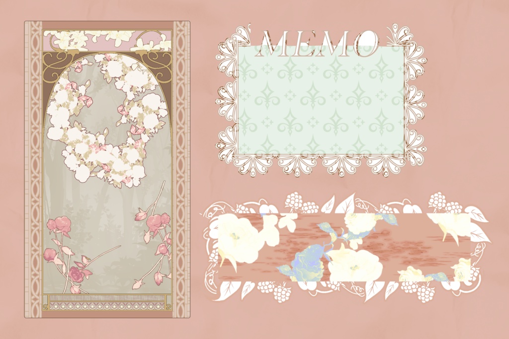 アンティークな駒置き【ココフォリア向け】