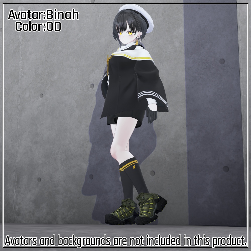 【複数アバター対応】トレッキングブーツ