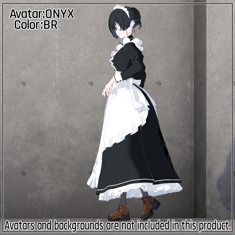 【複数アバター対応】トレッキングブーツ