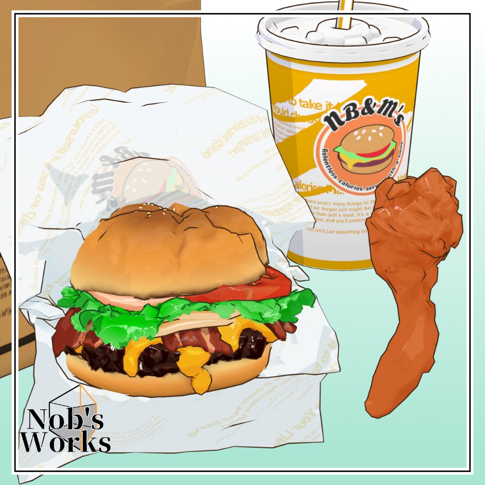 アバターギミック NB&M’sハンバーガーセット