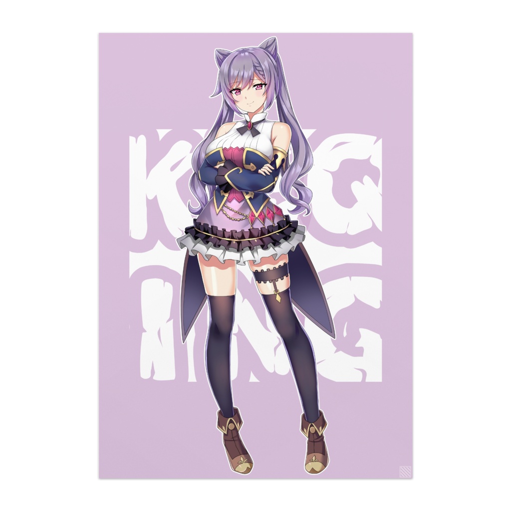 刻晴xキャルポスター