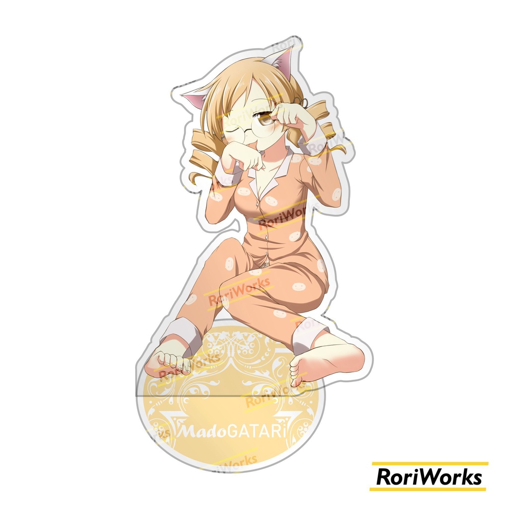 「まどがたり」巴まみｘ羽川翼アクリルスタンド
