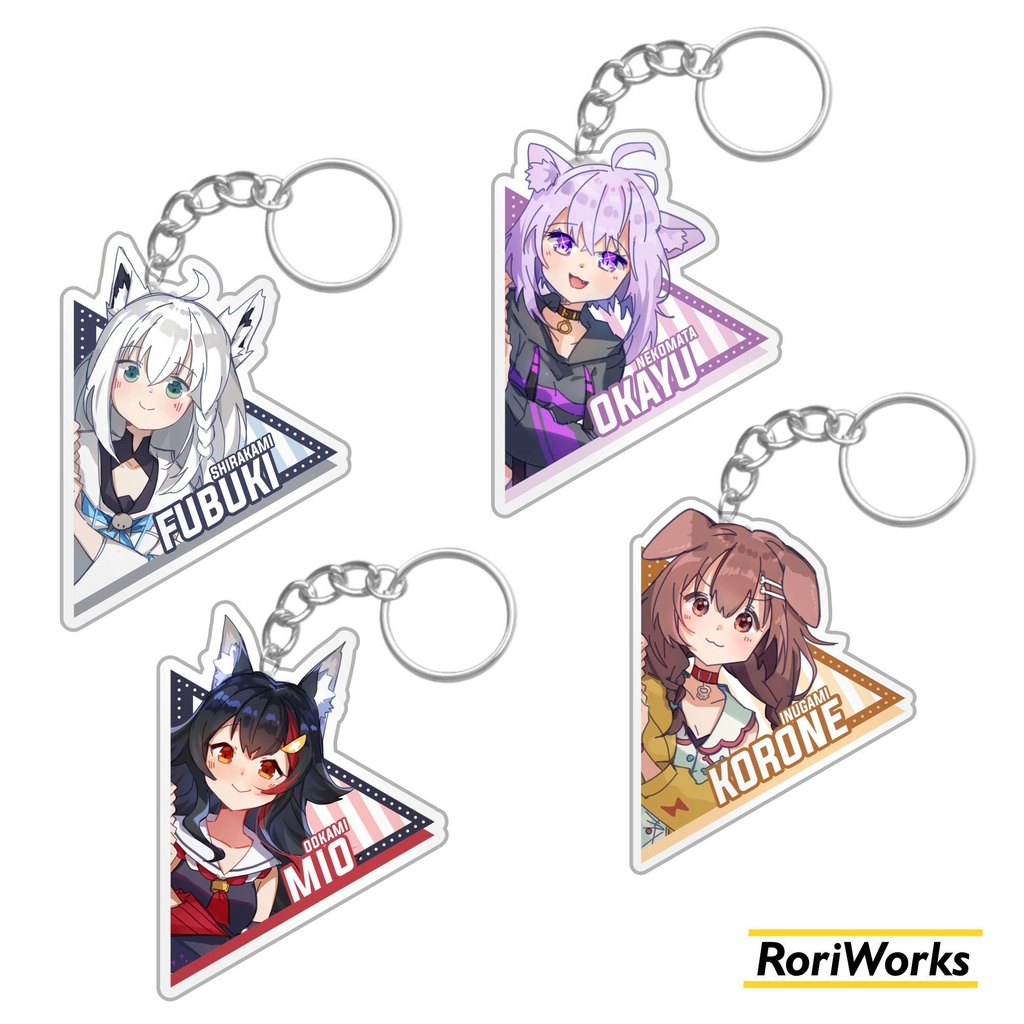 ホロライブゲーマーズアクリルキーホルダー