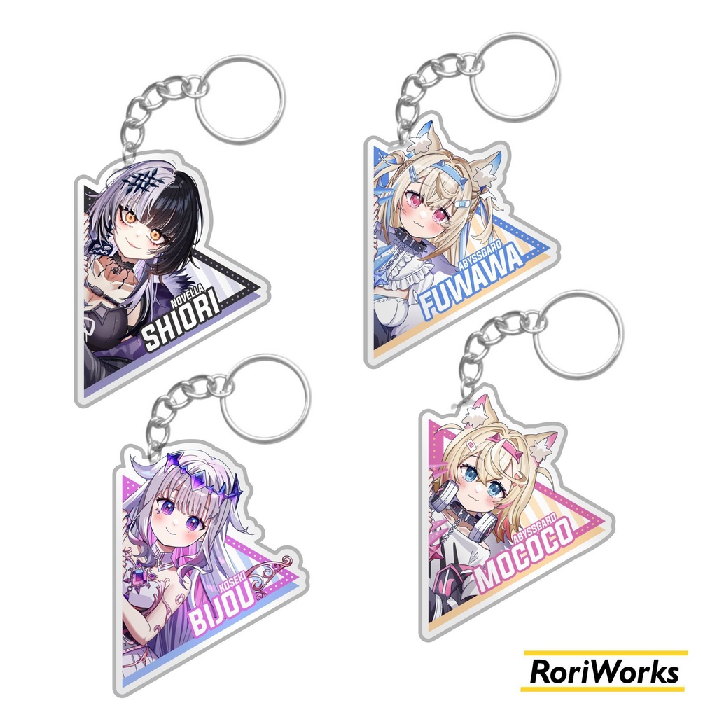 ホロライブEnglish‐アドベント‐アクリルキーホルダー