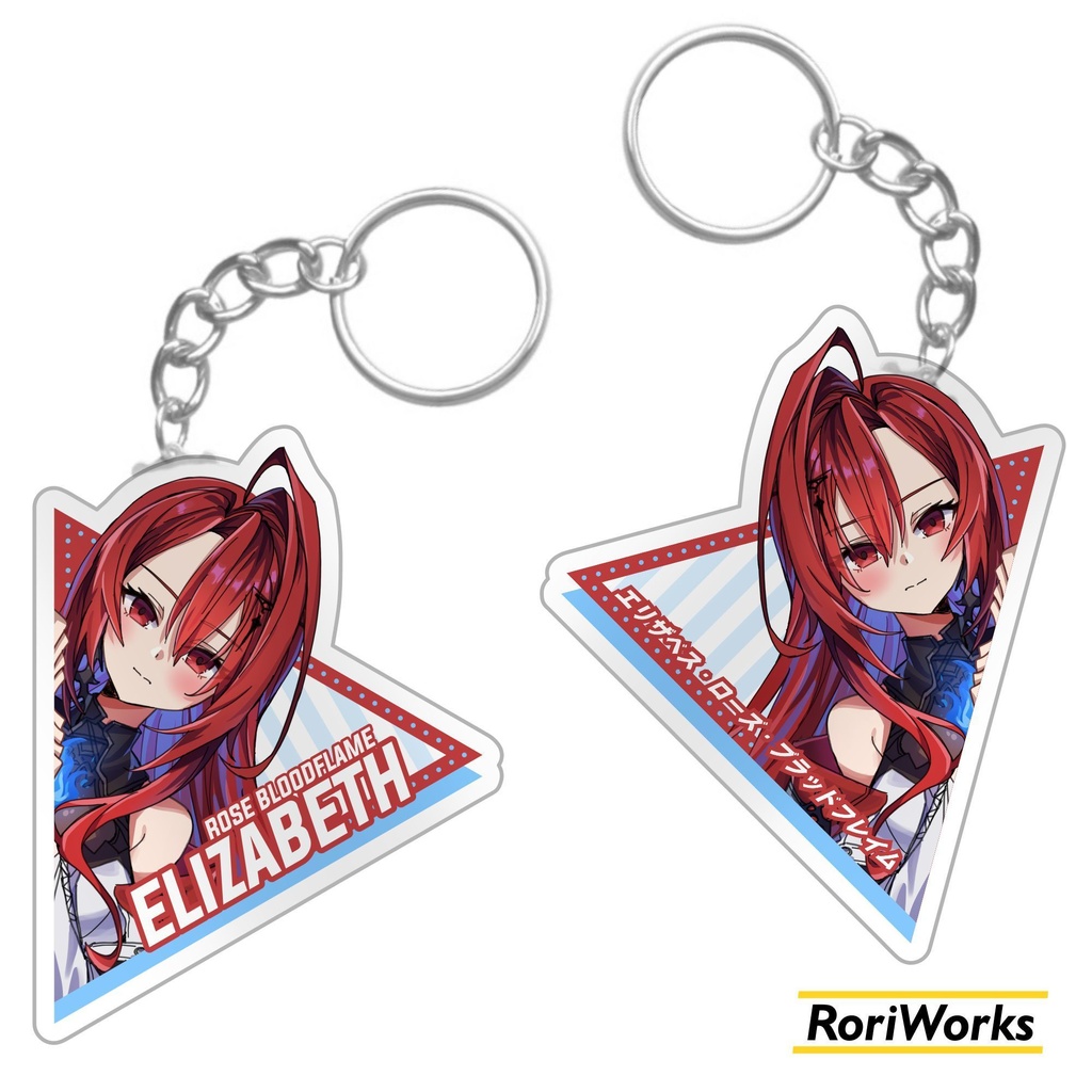 ホロライブEnglish‐ジャスティス‐アクリルキーホルダー