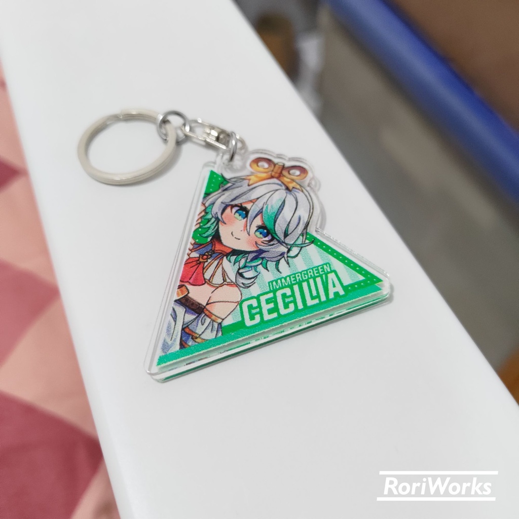 ホロライブEnglish‐ジャスティス‐アクリルキーホルダー