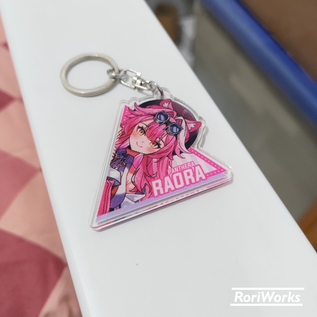 ホロライブEnglish‐ジャスティス‐アクリルキーホルダー