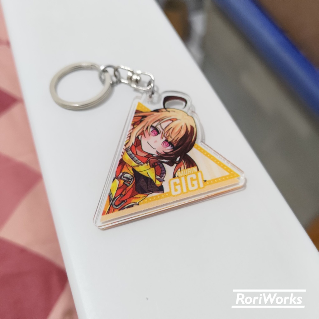 ホロライブEnglish‐ジャスティス‐アクリルキーホルダー