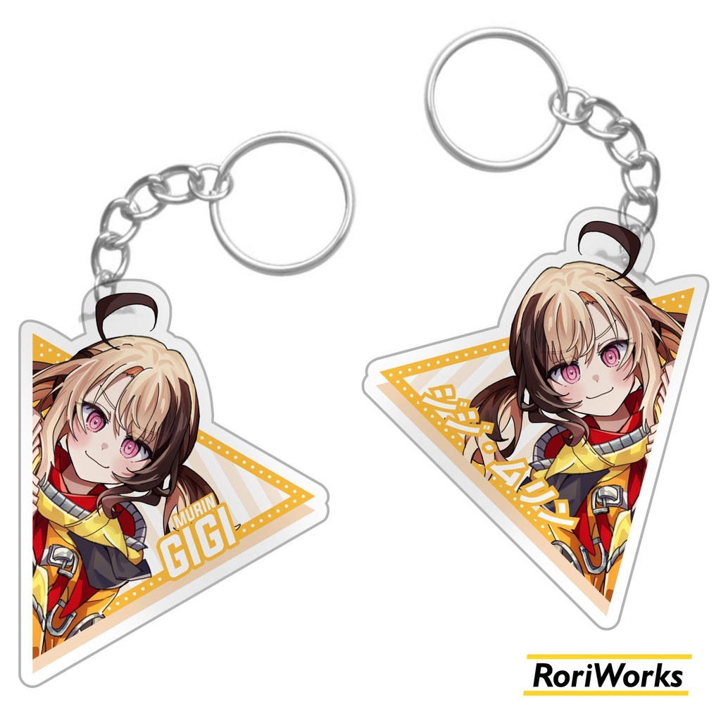 ホロライブEnglish‐ジャスティス‐アクリルキーホルダー