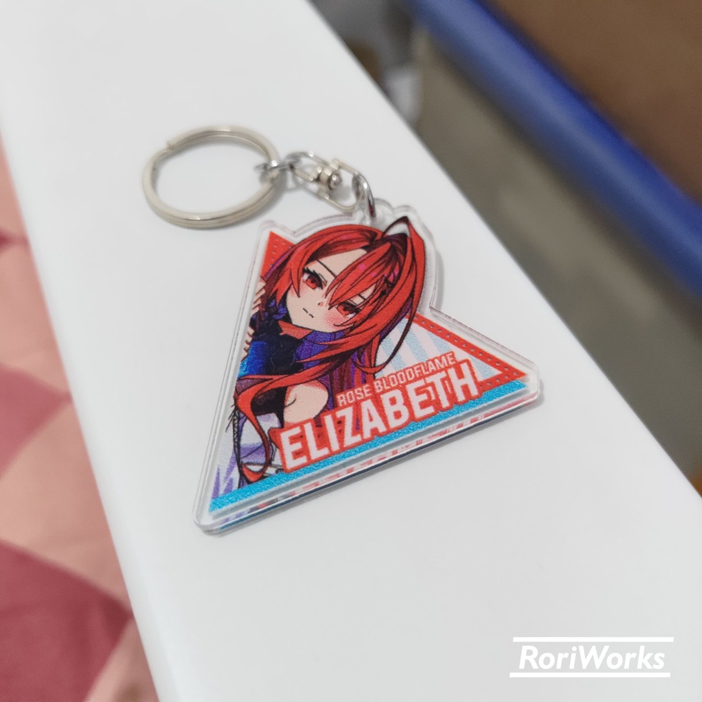 ホロライブEnglish‐ジャスティス‐アクリルキーホルダー