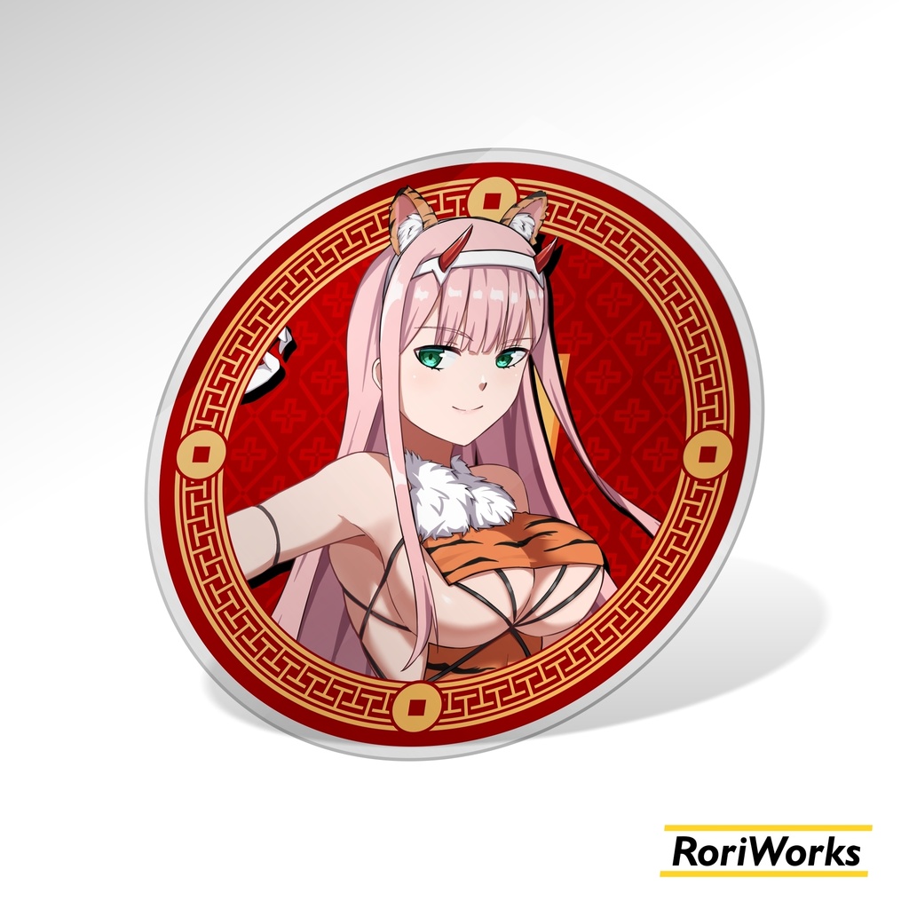 【ダーリン・イン・ザ・フランキス】ゼロツー「タイガードレス」アクリルコースター