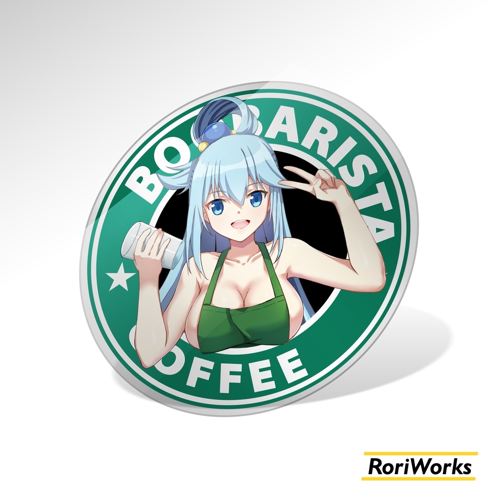 【このすば】アクア「Boobarista」アクリルコースター