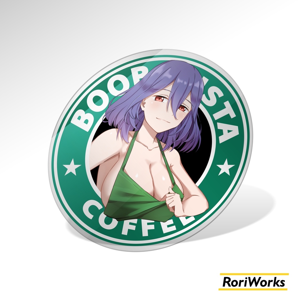 【金装のヴェルメイユ】ヴェルメイ「Boobarista」アクリルコースター