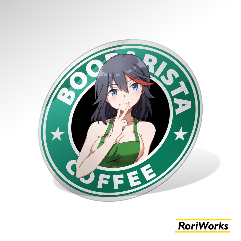 【キルラキル】纏流子「Boobarista」アクリルコースター