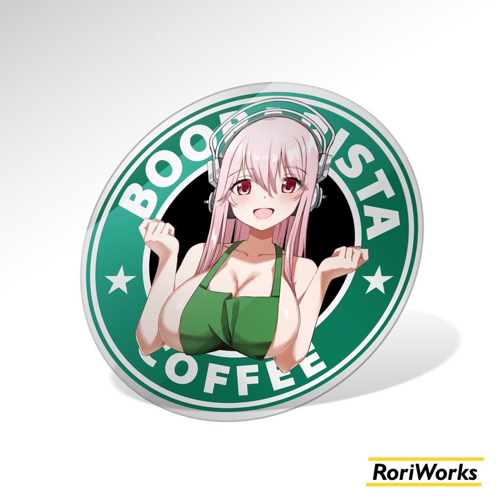 【SUPER SONICO】そに子「Boobarista」アクリルコースター