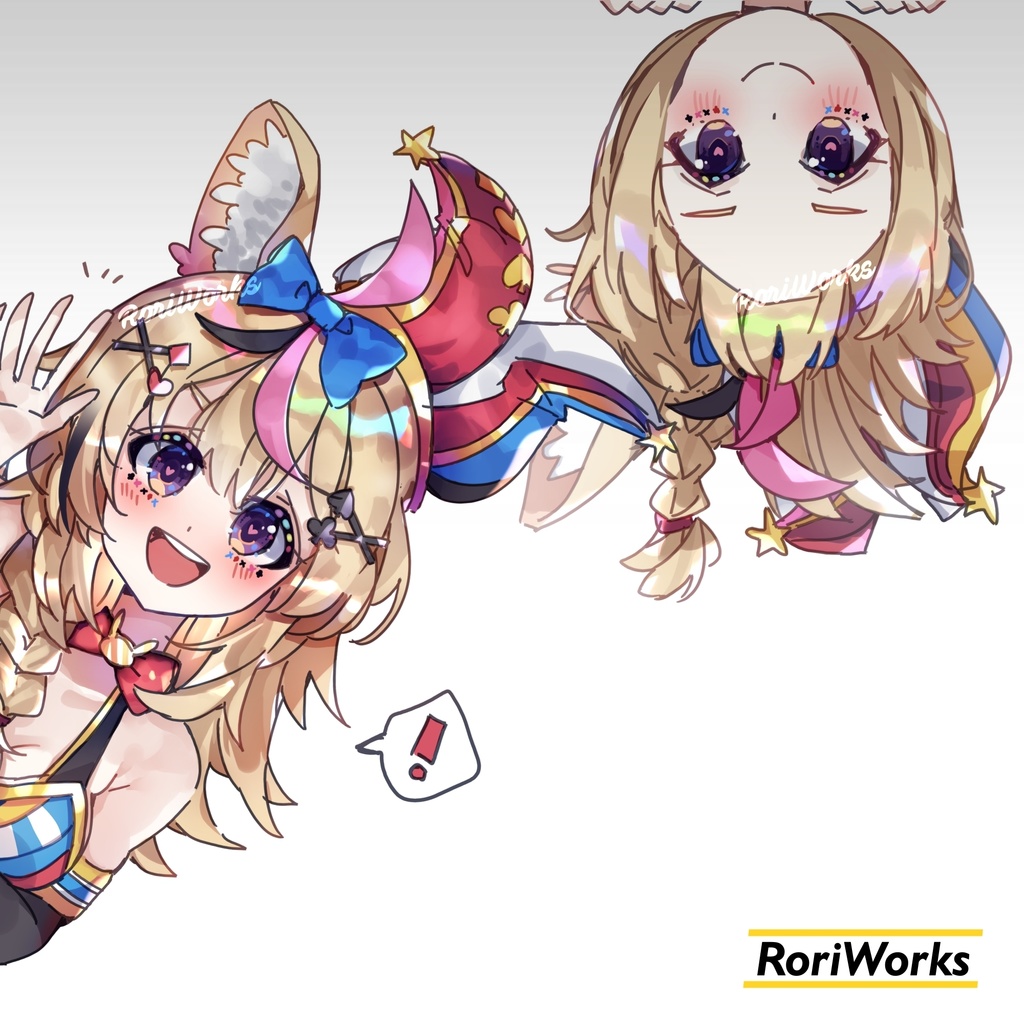 「尾丸ポルカ」ぞき見ステッカー