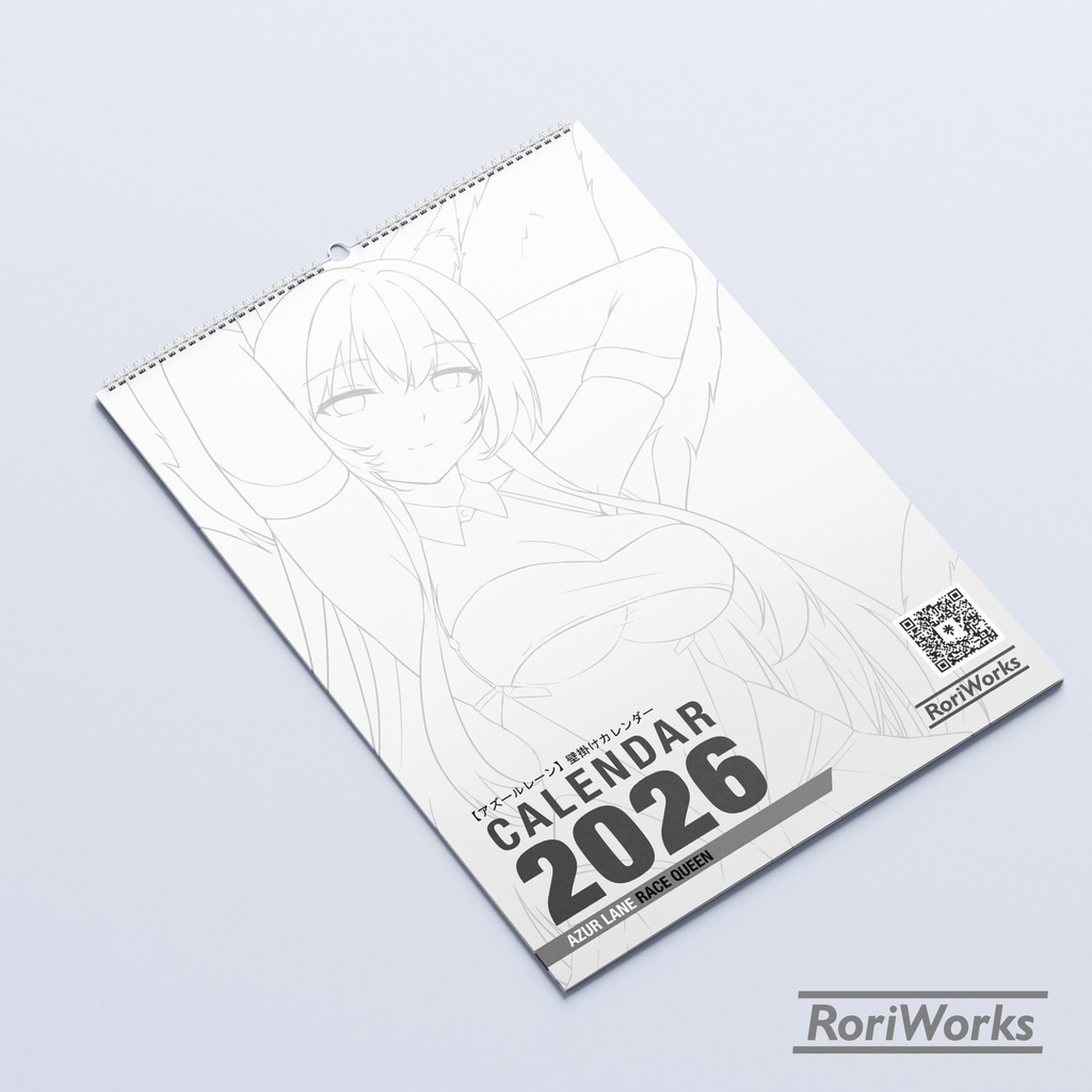 アズールレーン「レースクイーン」2026年版壁掛けカレンダー