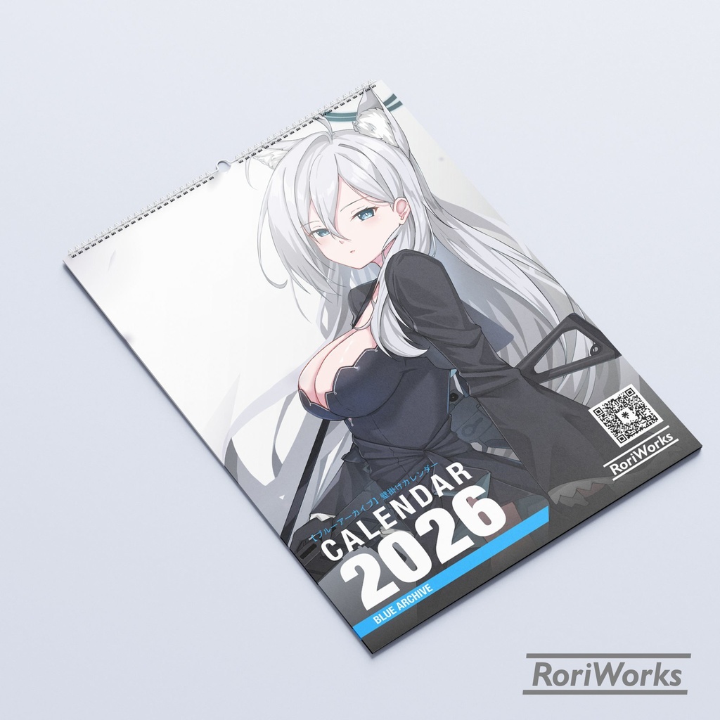ブルーアーカイブ2026年壁掛けカレンダー