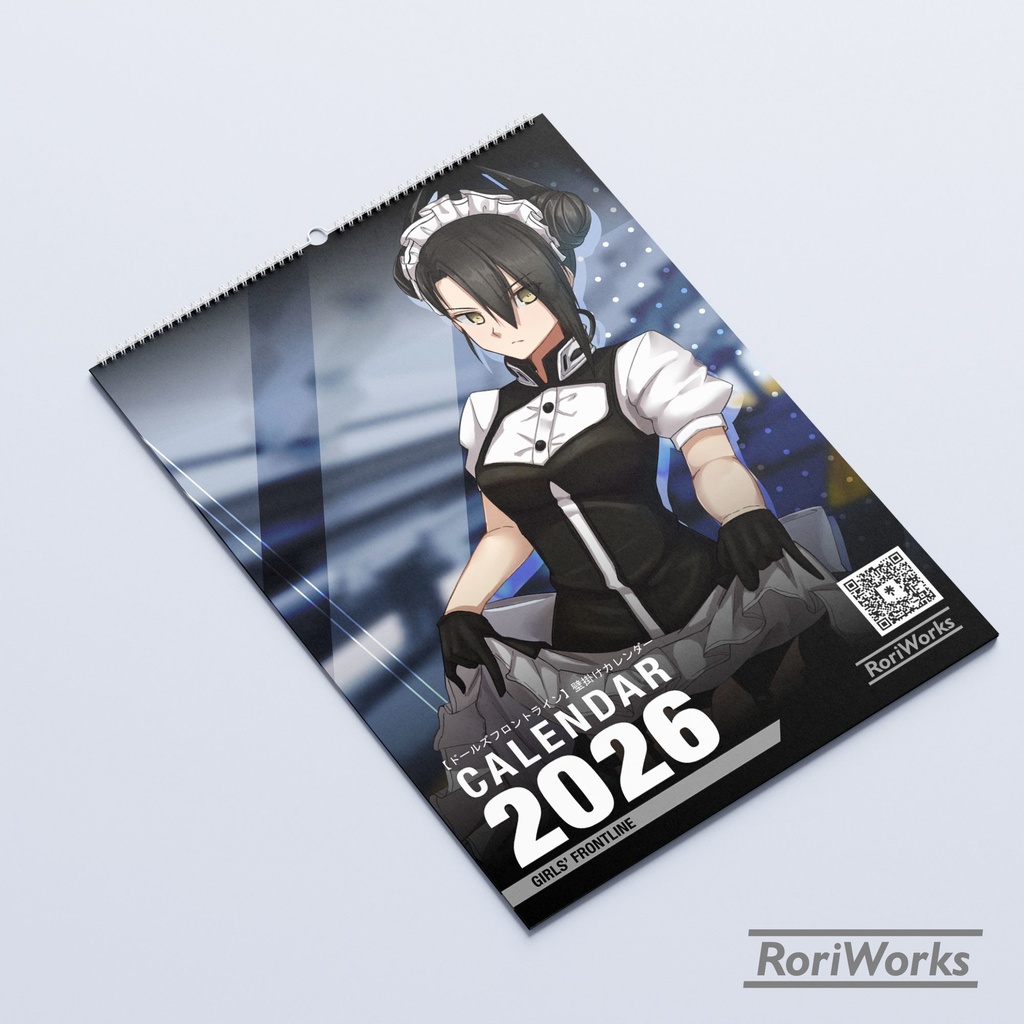 ドールズフロントライン2026年壁掛けカレンダー