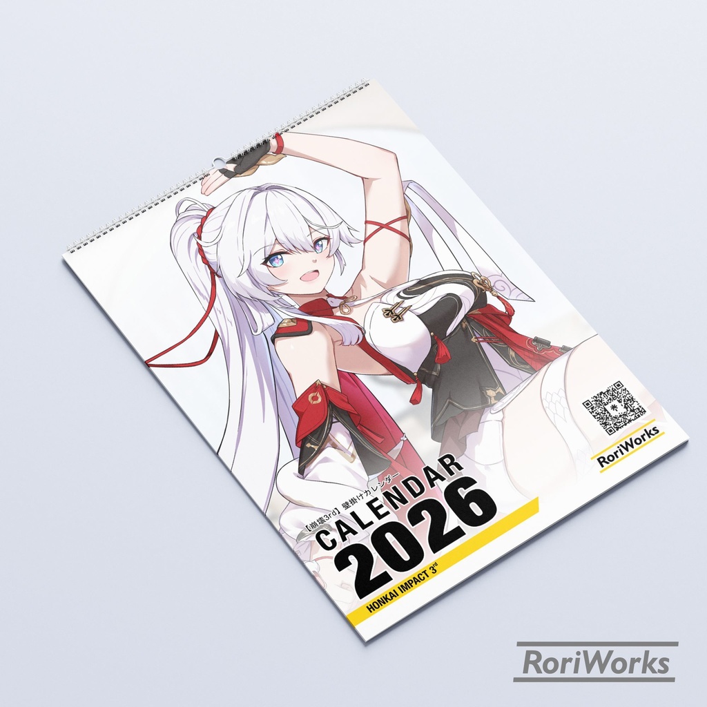 崩壊3rd2026年壁掛けカレンダー