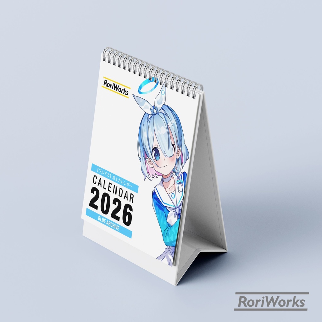ブルーアーカイブ2026ミニ卓上カレンダー