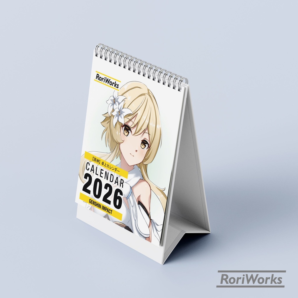 原神2026ミニ卓上カレンダー