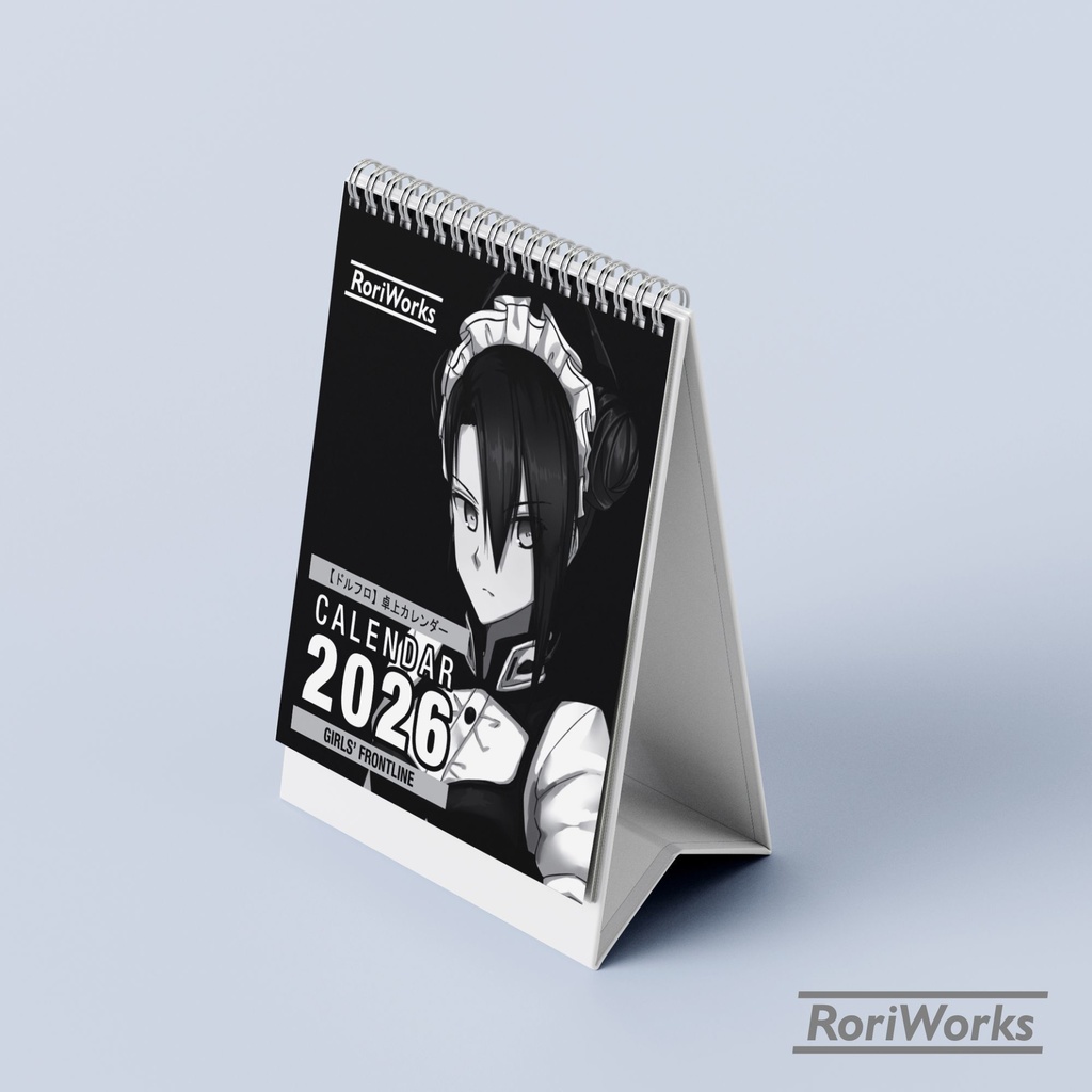 ドールズフロントライン2026ミニ卓上カレンダー